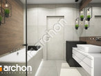 Проект будинку ARCHON+ Будинок під гінко 19 візуалізація ванни (візуалізація 3 від 2)