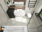 Проект будинку ARCHON+ Будинок під гінко 19 візуалізація ванни (візуалізація 3 від 4)