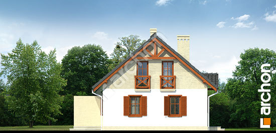 Бочний фасад Будинок в брусниці (Р2) вер. 2