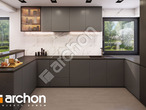 Проект будинку ARCHON+ Будинок в аурорах 12 візуалізація кухні 1 від 3