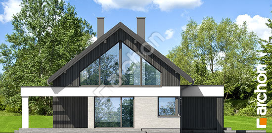 Боковой фасад Дом в дабециях 3 (Г2)