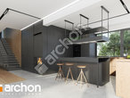Проект дома ARCHON+ Дом в дабециях 3 (Г2) визуализация кухни 1 вид 2