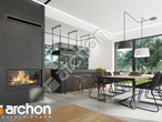 Проект будинку ARCHON+ Будинок в дабеціях 3 (Г2) денна зона (візуалізація 1 від 8)
