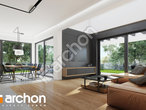 Проект дома ARCHON+ Дом в дабециях 3 (Г2) дневная зона (визуализация 1 вид 2)