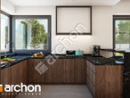 Проект будинку ARCHON+ Будинок в нігеллах (Г2) візуалізація кухні 1 від 2