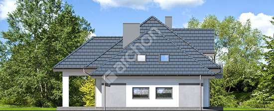 Бочний фасад Будинок в тополях (Г2)