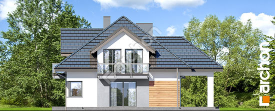 Бочний фасад Будинок в тополях (Г2)