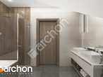 Проект дома ARCHON+ Дом в тополях (Г2) визуализация ванной (визуализация 3 вид 3)
