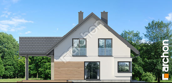 Боковой фасад Дом в гвоздиках 4 (Г2)