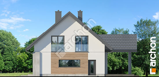 Боковой фасад Дом в гвоздиках 4 (Г2)