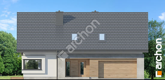 Передний фасад Дом в гвоздиках 4 (Г2)