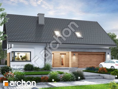 Проект дома ARCHON+ Дом в гвоздиках 4 (Г2) 