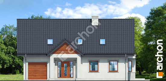 Передній фасад Будинок під омелами 3 вер.2