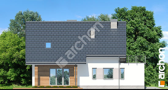 Дворовой фасад Дом в яблонках 8 (Г2)