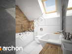 Проект дома ARCHON+ Дом в яблонках 8 (Г2) визуализация ванной (визуализация 3 вид 1)