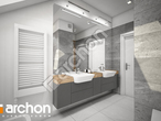 Проект дома ARCHON+ Дом в яблонках 8 (Г2) визуализация ванной (визуализация 3 вид 2)