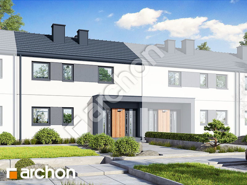 Проект дома ARCHON+ Дом в халезиях 3 (Р2С) вер.2 Вид 1
