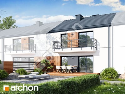 Проєкт будинку ARCHON+ Будинок в халезіях 3 (Р2С) вер.2 Вид 2