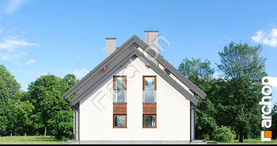 Боковой фасад Дом в изумрудах 3 (Г2)