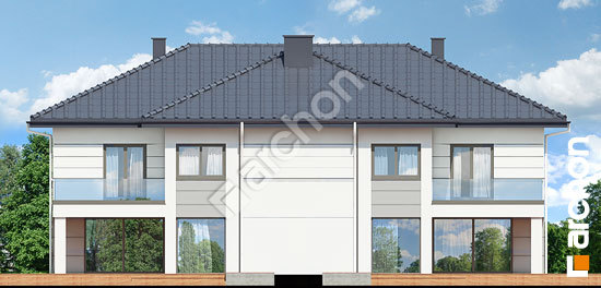 Дворовой фасад Вилла Юлия 10 (Р2)