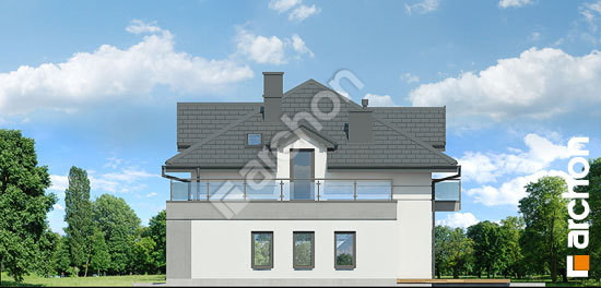 Боковой фасад Дом в сливах 6 (Г2)