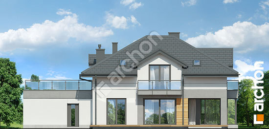 Дворовий фасад Будинок в сливах 6 (Г2)