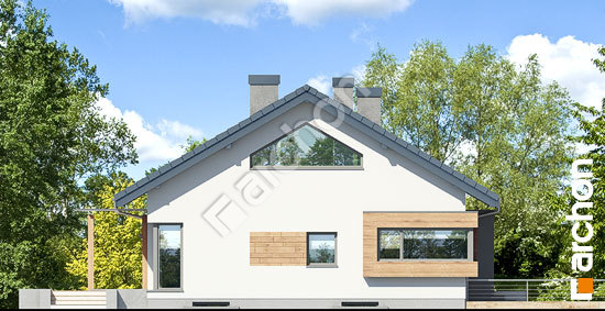 Боковой фасад Дом под красной рябиной 16 (ПН)