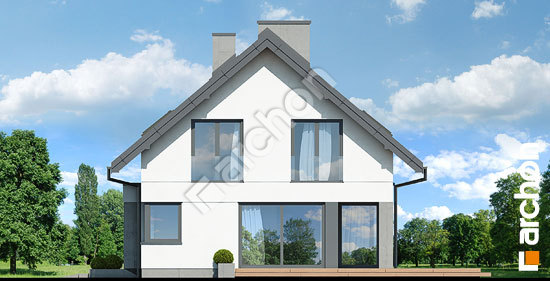 Бочний фасад Будинок в квітах 2