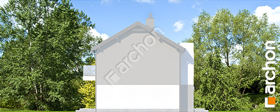 Боковой фасад Дом в рябиннике (Р2Б) вер.2