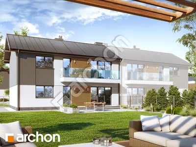 Проєкт будинку ARCHON+ Будинок в горобиннику (Р2Б) вер.2 Вид 2