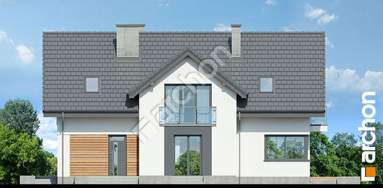 Боковой фасад Дом под софорой 2