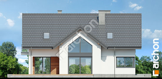 Боковой фасад Дом под софорой 2