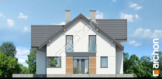 Передний фасад Дом под софорой 2