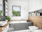 Проект будинку ARCHON+ Будинок в ренклодах 4 візуалізація ванни (візуалізація 3 від 1)
