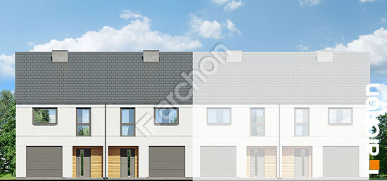 Передній фасад Будинок під гінко 15 (ГР2Б)