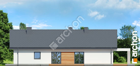 Боковой фасад Дом под апельсином 4