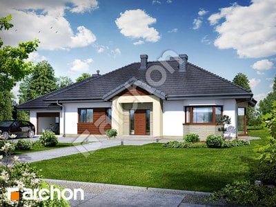 Проєкт будинку ARCHON+ Будинок в гаурах (Н) вер.2 