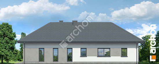 Боковой фасад Дом в итеях (Г2)