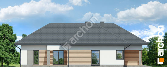 Боковой фасад Дом в итеях (Г2)