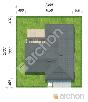 Проєкт будинку ARCHON+ Будинок в ітеях (Г2) Ситуація
