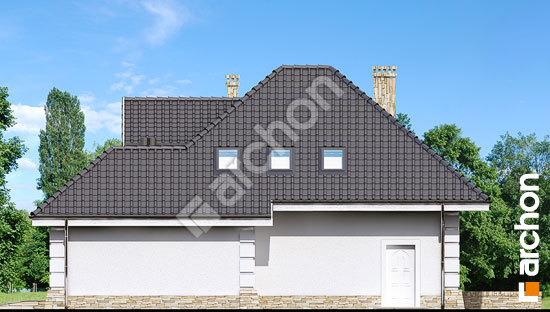 Бочний фасад Будинок в руколі вер. 2