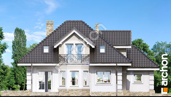 Бочний фасад Будинок в руколі вер. 2