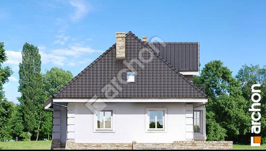 Дворовой фасад Дом в рукколе вер.2