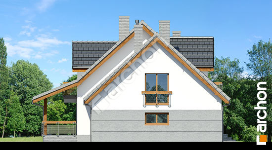 Бочний фасад Будинок в тамариску 4 (Н)