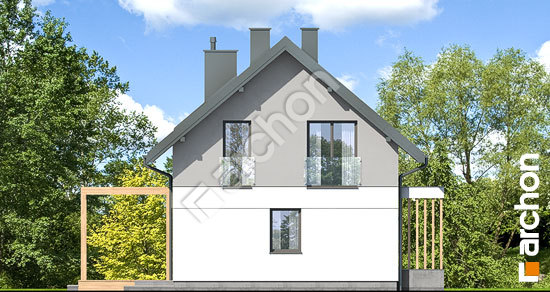 Боковой фасад Дом в третомах