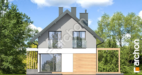 Боковой фасад Дом в третомах