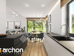 Проект будинку ARCHON+ Будинок в тритомах візуалізація кухні 1 від 2