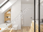 Проект дома ARCHON+ Дом в третомах визуализация ванной (визуализация 3 вид 3)
