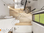 Проект дома ARCHON+ Дом в третомах визуализация ванной (визуализация 3 вид 4)
