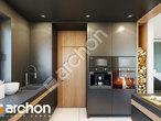 Проект дома ARCHON+ Дом в аммобиуме визуализация кухни 1 вид 2